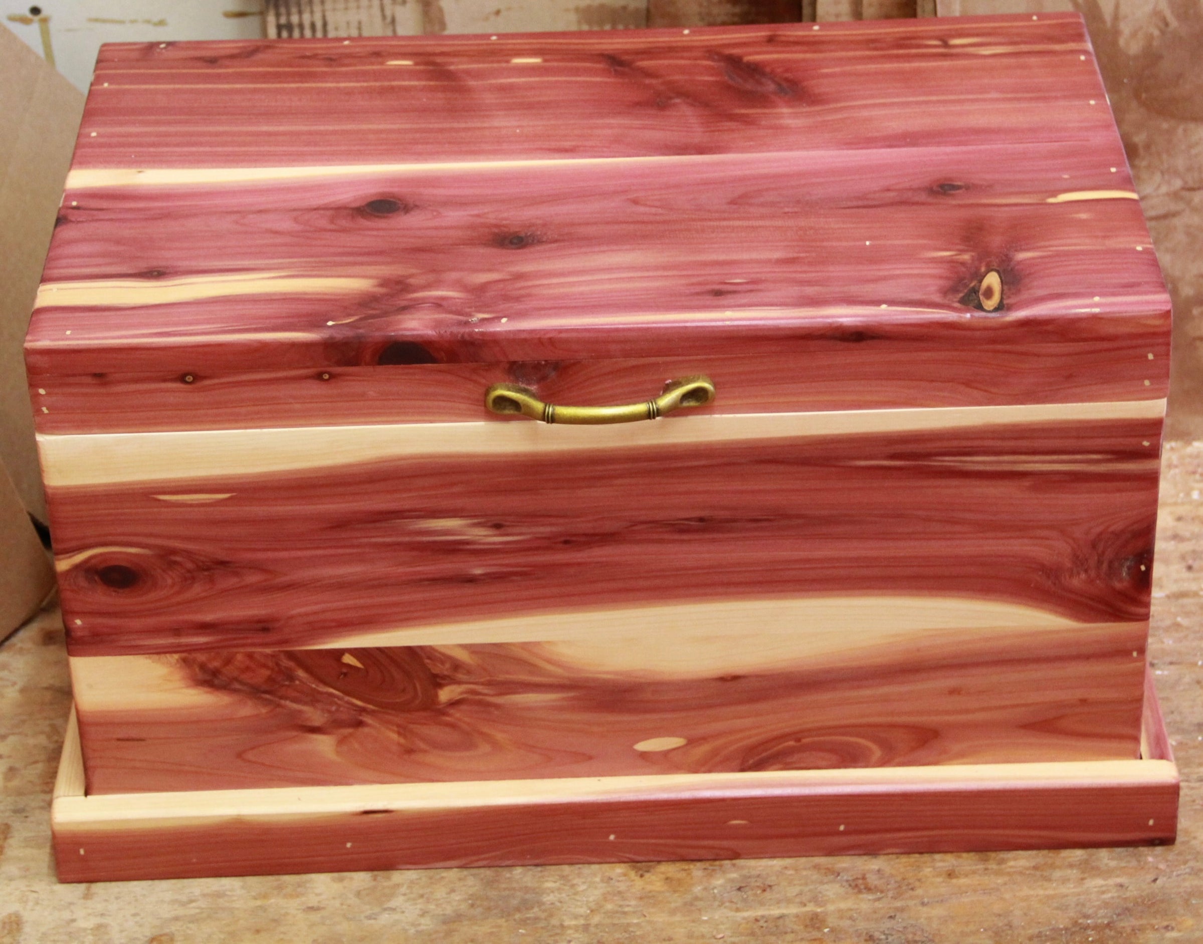 Custom cedar chest 30 long by 14 wide and 14 tall